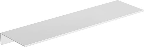 Small Floating Shelf for Wall Storage, Mini Display Shelf for Collectibles, Metal Wall Shelf for Bathroom/Living Room/Kitchen/Bedroom (White, 8IN) in Saudi Arabia