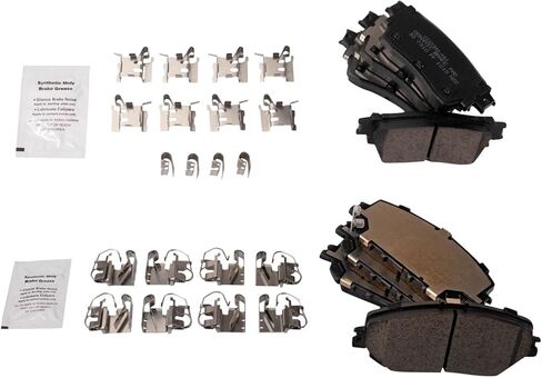 Front and Rear Ceramic Brake Pad Set Compatible with 2021-22 Nissan Rogue in Saudi Arabia