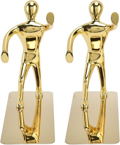 سدادة كتاب رجالية من الفولاذ المقاوم للصدأ لمنع الانزلاق، سدادة كتاب رجالية من الفولاذ المقاوم للصدأ مزخرفة من الفولاذ المقاوم للصدأ لتزيين المكتب المنزلي هدية عيد ميلاد in Kuwait