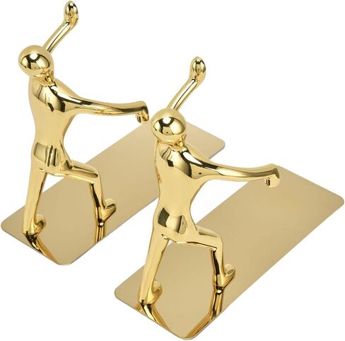 سدادة كتاب رجالية من الفولاذ المقاوم للصدأ لمنع الانزلاق، سدادة كتاب رجالية من الفولاذ المقاوم للصدأ مزخرفة من الفولاذ المقاوم للصدأ لتزيين المكتب المنزلي هدية عيد ميلاد in Kuwait