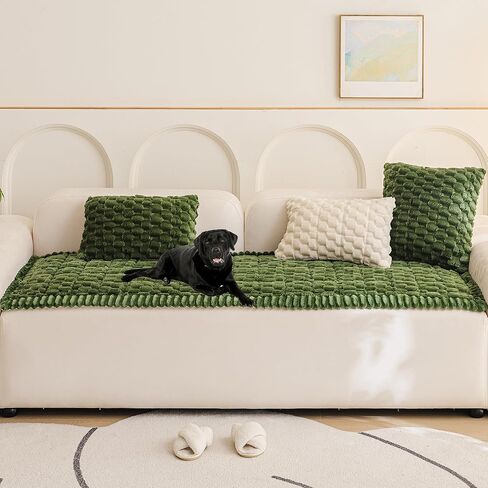 Mivnue غطاء أريكة للحيوانات الأليفة للكلاب قابل للغسل واقي أريكة غير قابل للانزلاق وسادات أريكة غامضة صديقة للحيوانات الأليفة حصيرة الكلب للأرائك والأرائك in Kuwait