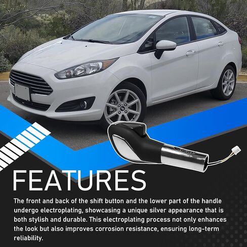 مقبض ناقل الحركة الأوتوماتيكي مع زر متوافق مع 2014-2019 Ford Fiesta يستبدل CN1Z-7213-CA مجموعة ناقل الحركة اليدوي (الطلاء) in Saudi Arabia