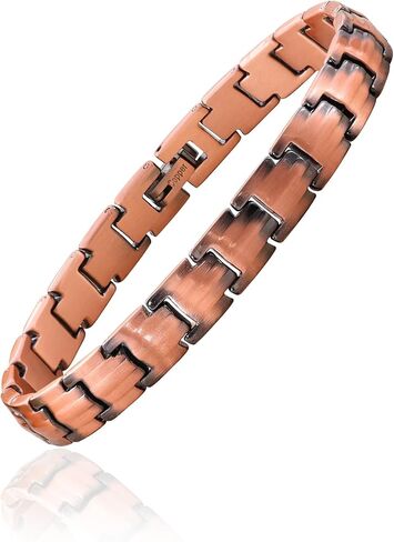 MagEnergy Copper Bracelets for Women, 100% Solid Copper Bracelets, Pure, Raw Handmade Copper Jewelry Gifts in Saudi Arabia