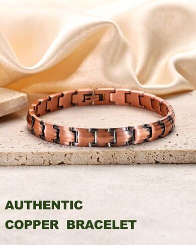 MagEnergy Copper Bracelets for Women, 100% Solid Copper Bracelets, Pure, Raw Handmade Copper Jewelry Gifts in Saudi Arabia