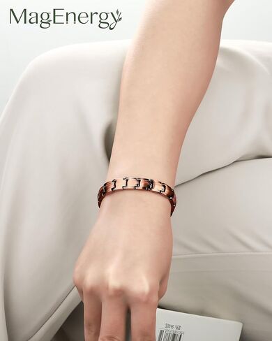 MagEnergy Copper Bracelets for Women, 100% Solid Copper Bracelets, Pure, Raw Handmade Copper Jewelry Gifts in Saudi Arabia