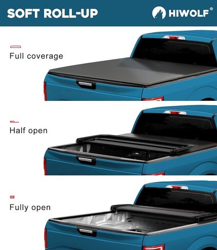 Soft Tri-Fold Truck Bed Tonneau Cover Fits 2015-2026 Chevy Colorado/GMC Canyon 5.2ft Bed (61.7") | PRX3 | in Saudi Arabia