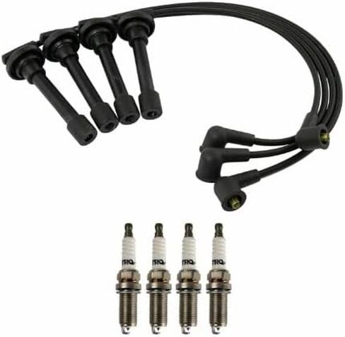 Spark Plug & Wire Set Compatible with Civic Del Sol 1.6 Integra 1.7 in Saudi Arabia