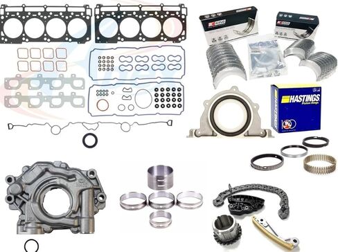 Engine Overhaul Re-Ring Kit with Oil Pump and Timing Set compatible with 2014-2024 Dodge Ram 2500 3500 6.4L HEMI Non-MDS Trucks in Saudi Arabia