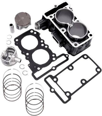 مجموعة حشيات قاعدة حلقات المكبس الأسطوانية المتوافقة مع EX250 250 ABS KLE250 ER250 Z250 in Kuwait
