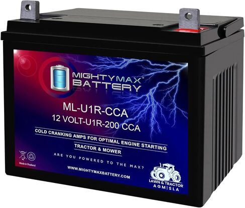 Mighty Max Battery ML-U1R-CCA 12V 200CCA Replacement Battery Compatible with Craftsman LT1000 U1 Lawn Mower and Tractor in Saudi Arabia