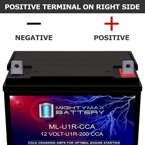 Mighty Max Battery ML-U1R-CCA 12V 200CCA Replacement Battery Compatible with Craftsman LT1000 U1 Lawn Mower and Tractor in Saudi Arabia