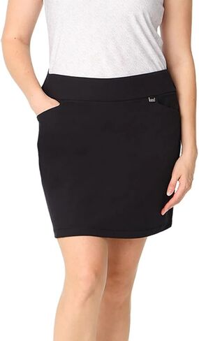 Greg Norman Women's Skorts Tennis Golf Skorts (Black, L), Large Short in Kuwait