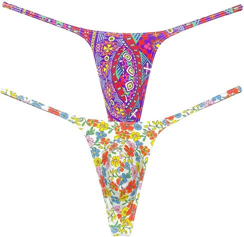 Men's Micro G-Strings Bikini Underwear Male Slim Pouch Swim Thong Minimal Coverage Posing Tangas Spandex T-back in Saudi Arabia