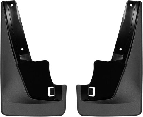 WeatherTech Custom No Drill Splash Guard MudFlaps لدودج دورانجو، الزوج الأمامي (110124)، أسود in Saudi Arabia