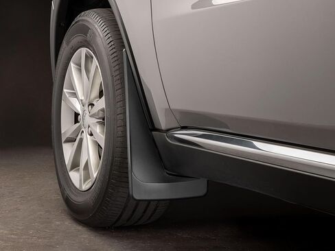 WeatherTech Custom No Drill Splash Guard MudFlaps لدودج دورانجو، الزوج الأمامي (110124)، أسود in Saudi Arabia