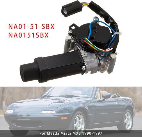 Topteng Left Side Headlight Motor NA01-51-SBX NA0151SBX For Mazda Miata MX5 1990-1997 in Saudi Arabia