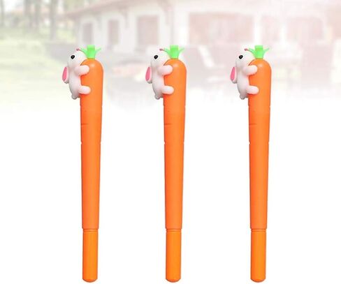 BinaryABC Carrot Bunny Rabbit Gel ink Pen,Easter Gift Easter Party Decoration,5Pcs in Saudi Arabia