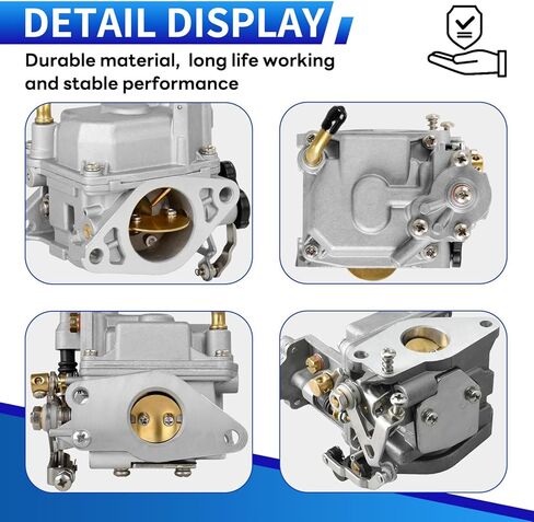 مكربن ​​​​محسن 3V2031000M متوافق مع Tohatsu MFS9.8A-B (9.8HP، مقبض الحارث فقط) MFS9.8A2 MFS9.8A3، لنيسان NSF9.8A2 NSF9.8A3 9.8HP مكربن ​​خارجي رباعي الأشواط in Saudi Arabia