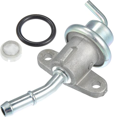 Motoforti Fuel Injection Pressure Regulator, for Honda CBR600F4i 2002-2006, Metal, Silver Tone in Saudi Arabia
