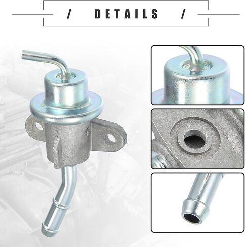 Motoforti Fuel Injection Pressure Regulator, for Honda CBR600F4i 2002-2006, Metal, Silver Tone in Saudi Arabia