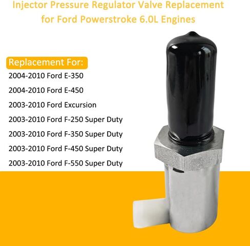 6.0 منظم ضغط حاقن صمام IPR، بديل لـ 2003-2010 Ford F250 F350 F450 F550 E450 Super Duty Excursion & E350 E450، يناسب OE# 5C3Z-9C968-CA، CM-5126، 1846057C1 in Kuwait