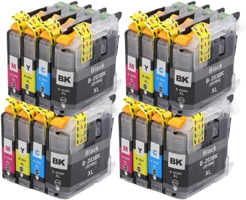 Compatible LC201 LC203 XL Ink Cartridge for MFC J460DW J480DW J485DW MFC-J680DW MFC-J880DW MFC-J885DW J5520DW Printers Ink(Black 1pcs) in Saudi Arabia