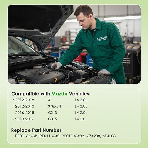 Electronic Throttle Body Compatible with Mazda Vehicles - CX-5 2013-2016, 3 2012-2018, 3 Sport 2012-2013, CX-3 2016-2018, 2.0L - Replace# PE0113640B, PE0113640 in Saudi Arabia