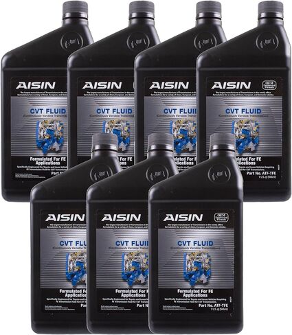 Aisin 7 Quart Auto Trans Fluid CVT ATF-TFE for UX200 iM iQ Corolla 7 x 1qt in Saudi Arabia