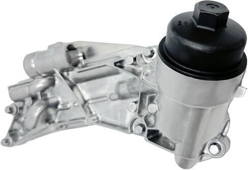 93186324 Engine Oil Cooler Oil Filter Housing Assembly with Gaskets Compatible with Chevy Aveo Aveo5 Cruze Sonic, Buick Cascada, Pontiac G3, Saturn Astra, 1.6L 1.8L, Replaces 12992593, 55353323 in Saudi Arabia