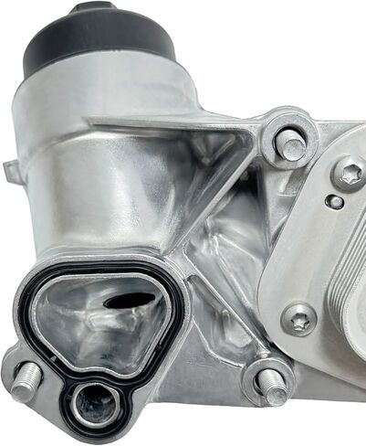 93186324 Engine Oil Cooler Oil Filter Housing Assembly with Gaskets Compatible with Chevy Aveo Aveo5 Cruze Sonic, Buick Cascada, Pontiac G3, Saturn Astra, 1.6L 1.8L, Replaces 12992593, 55353323 in Saudi Arabia