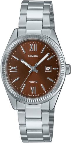 Casio LTP1302DD-5AV Women's Standard Stainless Steel Brown Dial Analog Watch in Saudi Arabia