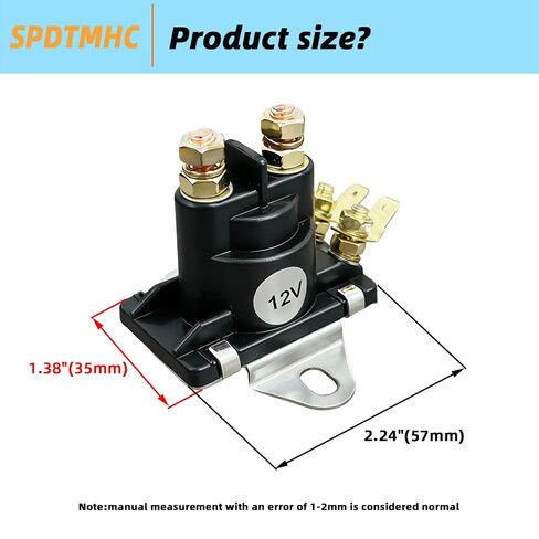 12V (2pcs) Trim Solenoid Starter Tilt Trim Pump Relay Solenoid Fit for Mercruiser Mercury Mariner Outboard Motors 35-275 HP Fit for SAE J1171 Replacement 89-818864T 89-84607 8994318 8996158 8996158T in Kuwait