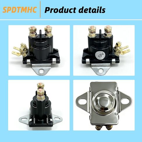 12V (2pcs) Trim Solenoid Starter Tilt Trim Pump Relay Solenoid Fit for Mercruiser Mercury Mariner Outboard Motors 35-275 HP Fit for SAE J1171 Replacement 89-818864T 89-84607 8994318 8996158 8996158T in Kuwait