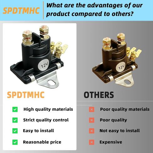12V (2pcs) Trim Solenoid Starter Tilt Trim Pump Relay Solenoid Fit for Mercruiser Mercury Mariner Outboard Motors 35-275 HP Fit for SAE J1171 Replacement 89-818864T 89-84607 8994318 8996158 8996158T in Kuwait