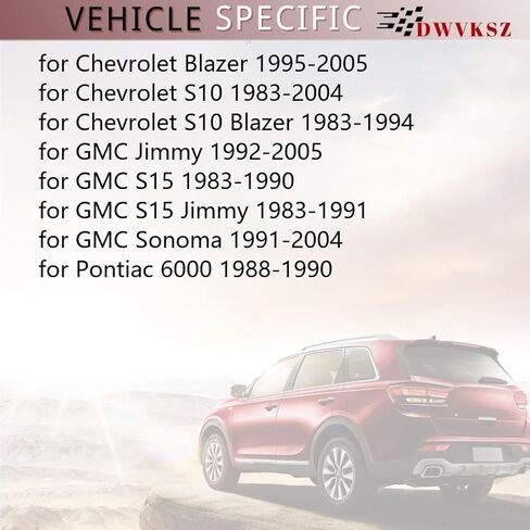4WD Actuator for Chevrolet S10 Blazer 2.2L 1984, for GMC Sonoma 2.5L 1991 1992 1993, for Sonoma 2.8L 1991 1992 1993, for S10 2.0L 1983 1984 Replaces# 25031740, 7F2002, (1x) in Saudi Arabia