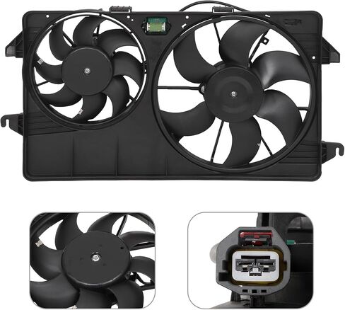 Radiator and Cooling Fan 2010-2013 for Ford Transit Connect XL 2.0L 2010-2013 for Ford Transit Connect XLT 2.0L Cooling fan: 622370 Radiator: FO3010295 Radiator: 13184 3512 CU13184 9T1Z8005B in Kuwait