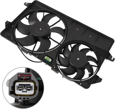 Radiator and Cooling Fan 2010-2013 for Ford Transit Connect XL 2.0L 2010-2013 for Ford Transit Connect XLT 2.0L Cooling fan: 622370 Radiator: FO3010295 Radiator: 13184 3512 CU13184 9T1Z8005B in Kuwait