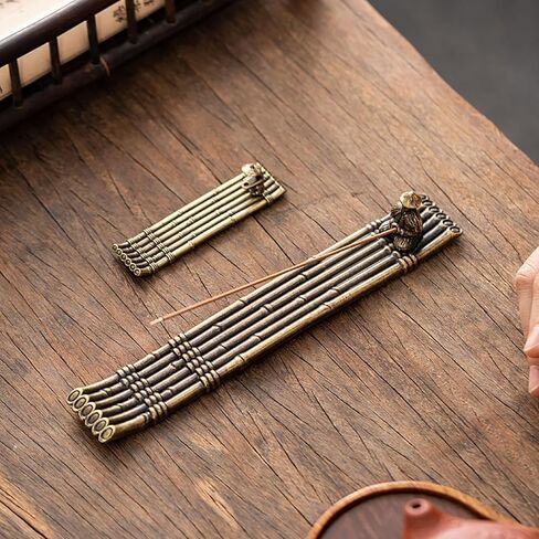 Fisherman Raft Incense Holder, Alloy Stick Burner with Ash Catcher, Metal Fisherman Figurine Incense Stand for Meditation, Tea Room, Zen Home Décor, Aromatherapy in Saudi Arabia