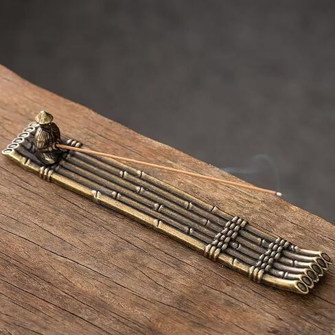 Fisherman Raft Incense Holder, Alloy Stick Burner with Ash Catcher, Metal Fisherman Figurine Incense Stand for Meditation, Tea Room, Zen Home Décor, Aromatherapy in Saudi Arabia