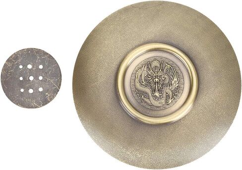 Lotus Incense Holder Incense Burners,Bronze Stick Incense Holder,Flower Round Incense Burner Flower Incense Plate for Home Bedroom Yoga Meditation Tea House Incense Holders in Saudi Arabia