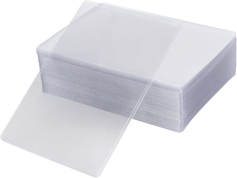 SINJEUN 50 Pack 6" x 8" Rigid Print Protectors, Clear Top Loading Photo Sleeves, Hard Plastic Sheet Protector for Photos Album Paper Postcard Document, No Holes in Saudi Arabia
