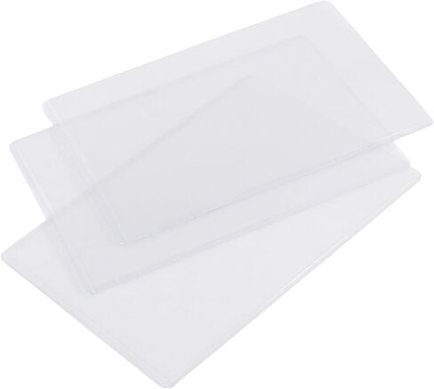 SINJEUN 50 Pack 6" x 8" Rigid Print Protectors, Clear Top Loading Photo Sleeves, Hard Plastic Sheet Protector for Photos Album Paper Postcard Document, No Holes in Saudi Arabia