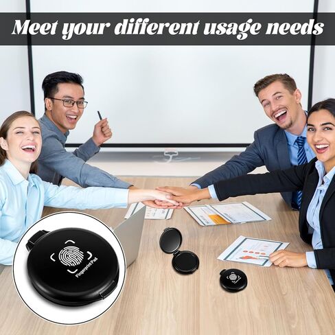 20 PCS Black Fingerprint Ink Pads Mini Portable Thumbprint Stamp Pad for Notary Supplies Identification Security ID Cards, Office Home Use in Kuwait