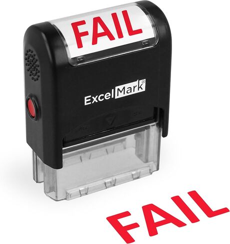 ختم ExcelMark Bold Fail – التحبير الذاتي A-1539 (حبر أحمر) in Saudi Arabia