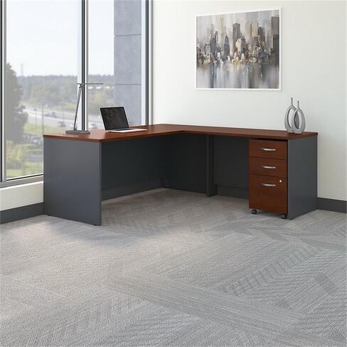 Bush Business Furniture Echo 3 Drawer Mobile File Cabinet in Modern Gray in Saudi Arabia