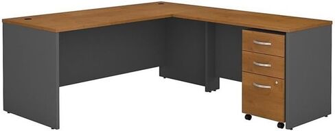 Bush Business Furniture Echo 3 Drawer Mobile File Cabinet in Modern Gray in Saudi Arabia