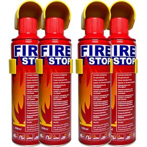 4-Pack Fire Extinguisher with Mount Brackets，Portable for Home, Kitchen, Car, Boat，BBQ -Multi-Purpose Fire Protection in Kuwait