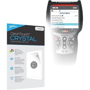 واقي شاشة BoxWave متوافق مع أداة المسح الضوئي ثنائية الاتجاه Innova 5610 Obd2 (3.5 بوصة) - ClearTouch Crystal (عبوتان)، غلاف فيلم عالي الدقة - يحمي من الخدوش in Kuwait