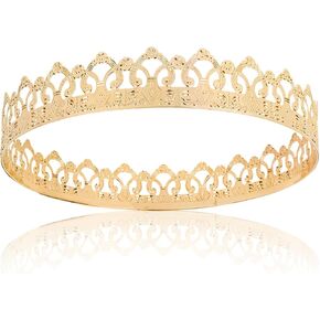 تاج الملك الذهبي في العصور الوسطى وتيجان الأمير للرجال، تاج ذهبي لعيد الميلاد، هدايا لحفلات الهالوين للرجال in Kuwait