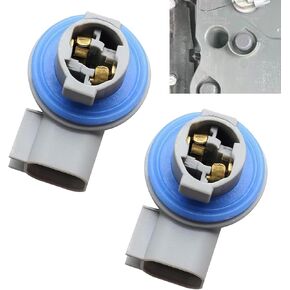 2 PCS License Plate Light Socket, Waterproof Side Reverse Light Socket, Plastic Wiring Harness Plug Connector, OE #68046629AA, Compatible with 2003-2018 Dodge Ram 1500 2500 3500 (Grey) in Kuwait